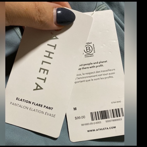 Athleta Elation Flare Pant // minimalist grey - Picture 6 of 6